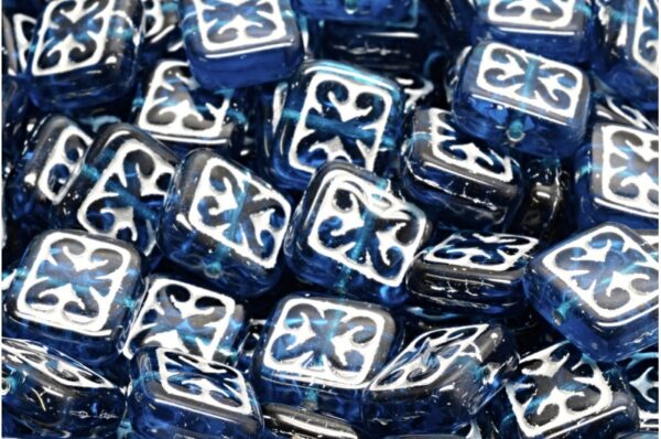 Ornamental Cushion Beads 11x12mm - Image 1