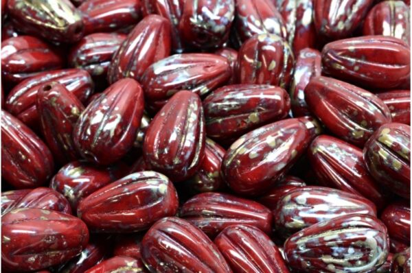 Drop Melon Beads 13x8mm - Image 1