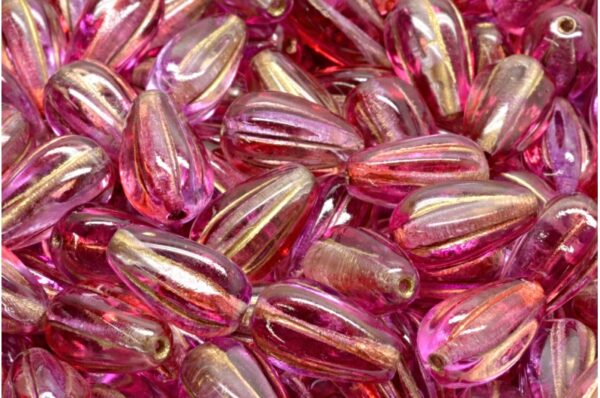 Drop Melon Beads 13x8mm - Image 1