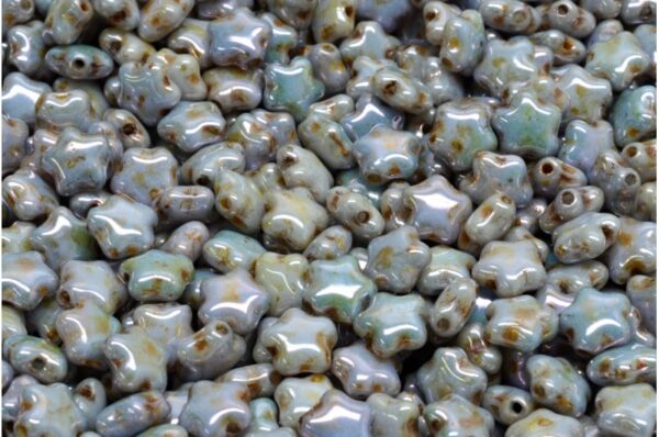 Flat Star Beads 6x6mm - Image 1