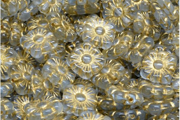 Square Flower Beads 11x11mm - Image 1