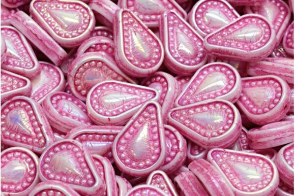 Filigree Tear Drop Beads 14x10mm - Image 1