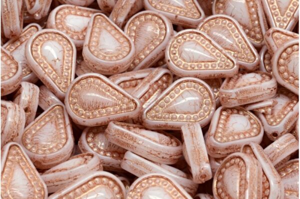 Filigree Tear Drop Beads 14x10mm - Image 1