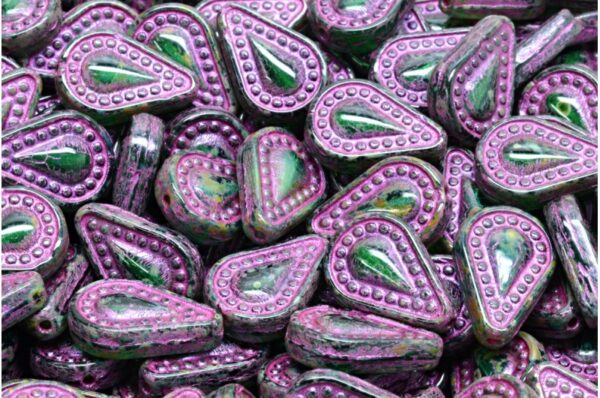 Filigree Tear Drop Beads 14x10mm - Image 1