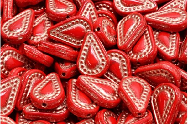 Filigree Tear Drop Beads 14x10mm - Image 1