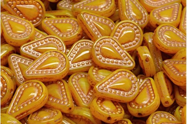 Filigree Tear Drop Beads 14x10mm - Image 1