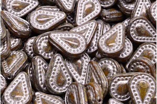 Filigree Tear Drop Beads 14x10mm - Image 1