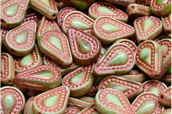 Filigree Tear Drop Beads 14x10mm - Image 1