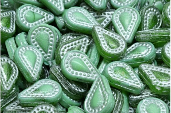 Filigree Tear Drop Beads 14x10mm - Image 1