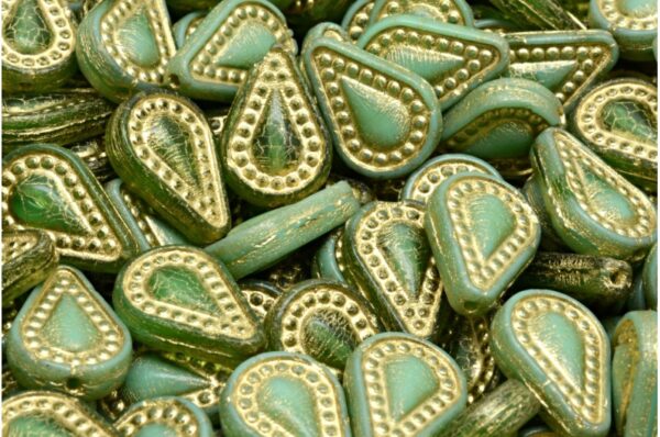 Filigree Tear Drop Beads 14x10mm - Image 1