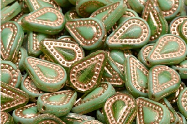 Filigree Tear Drop Beads 14x10mm - Image 1