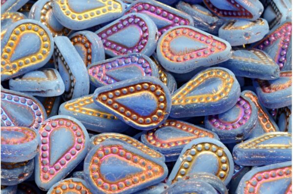 Filigree Tear Drop Beads 14x10mm - Image 1