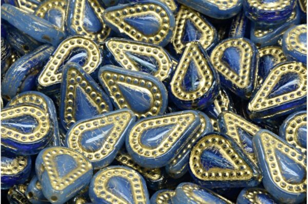 Filigree Tear Drop Beads 14x10mm - Image 1