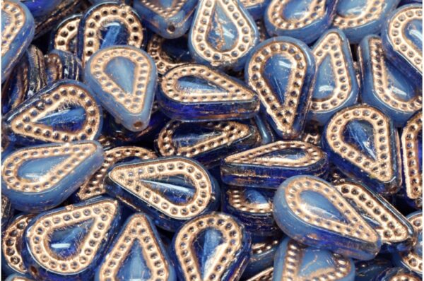 Filigree Tear Drop Beads 14x10mm - Image 1