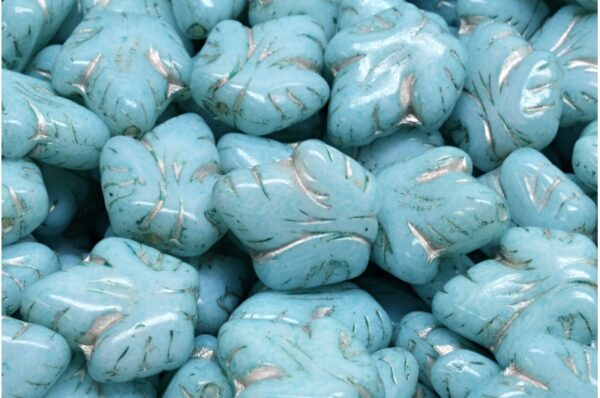 Grape Leaf Beads 16x14mm - Image 1