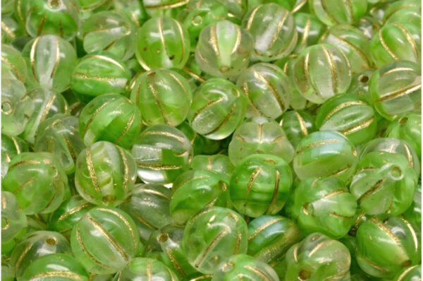 Melon Beads 8x8mm - Image 1