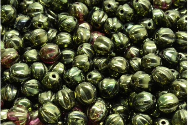 Melon Beads 6x6mm - Image 1