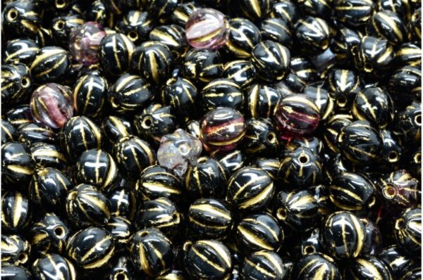 Melon Beads 6x6mm - Image 1